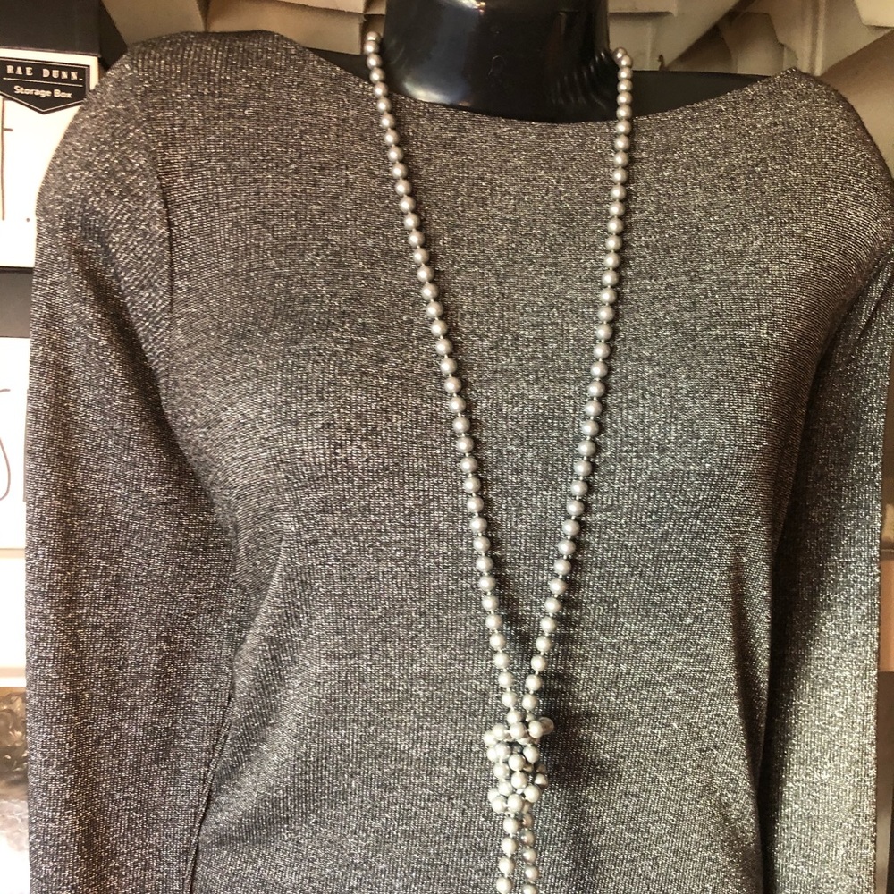 Calvin Klein long sleeve knit blouse 1X